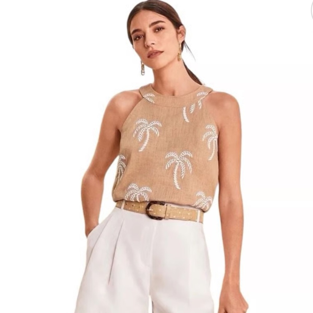 Ann Taylor Embroidered Top (Size S)
